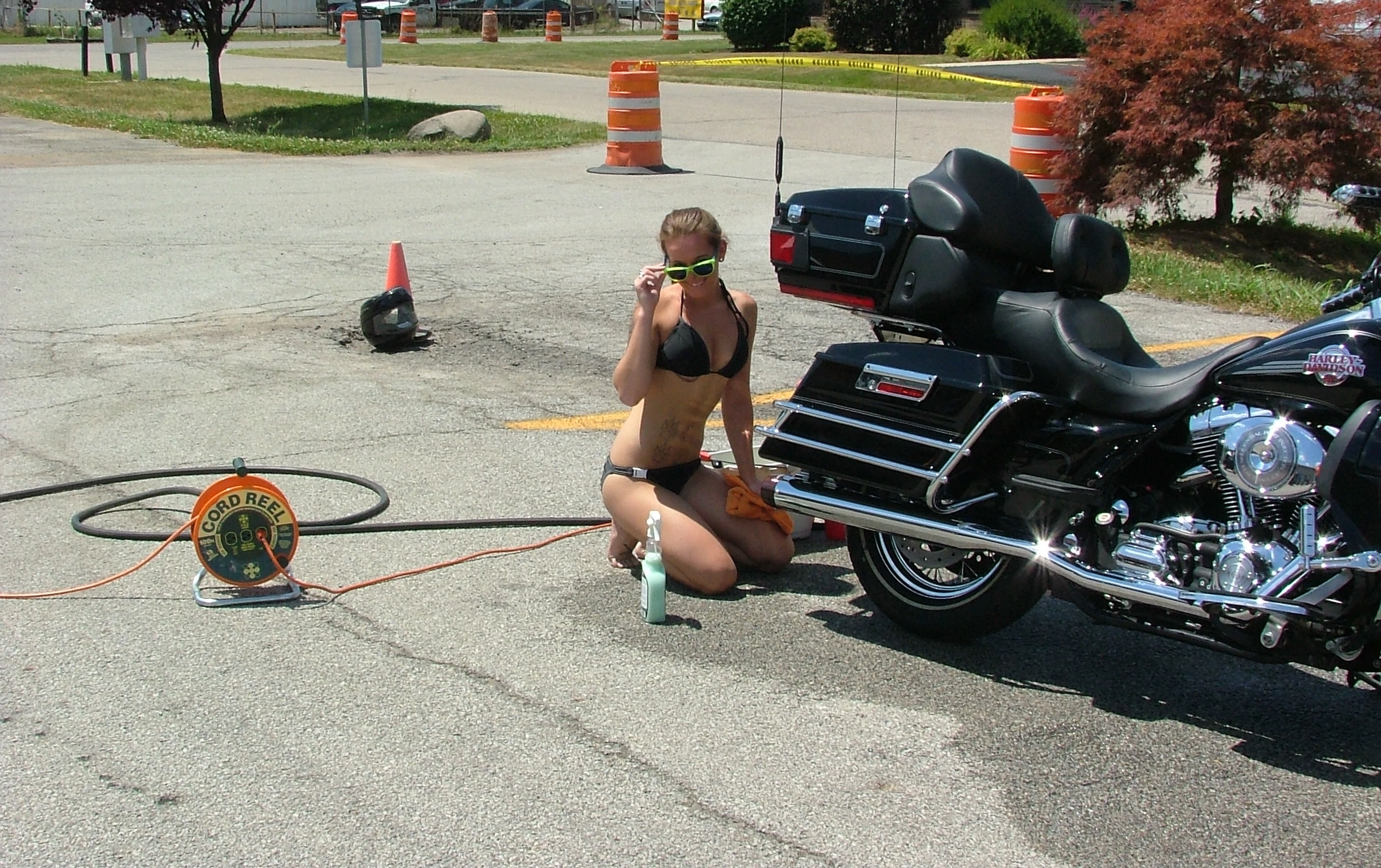 Bikini Motorcyle Bike Wash